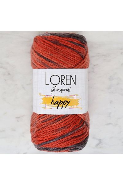 SAVA HOME COLLECTİON Loren Happy Ebruli Πλεκτό Κλωστή - RH008 - 34293