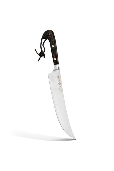 Fissman Utility Knife 8", Kitchen Pchak Knife Ultra Sharp with Lanyard, Stainless Steel AUS-8