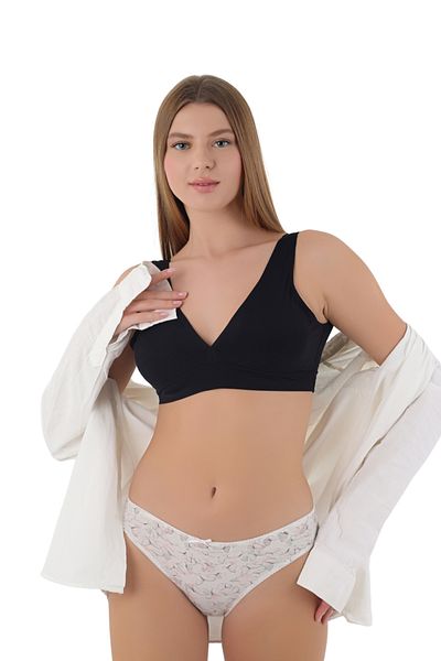 CNT Eleganță și confort într-unul singur Chiloți din bumbac cu model pentru femei