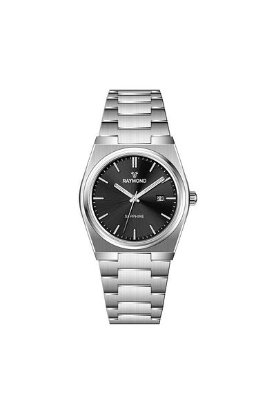 Raymond Rym-280270 Raymond Men's Wristwatch - Stainless Steel and Sapphire Glass - 2 Years Warranty