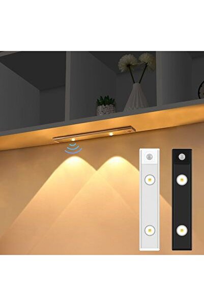 Neo Vista Slim Led Kabin Armatürü Hareket Sensörlü Dekoratif Gece Lambası Usb...
