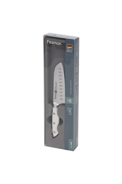 Fissman 5" Santoku Knife, German Stainless Steel X30Cr13 Kitchen Knife Mainz Series Granton Design