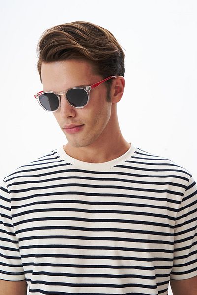 EYE OF HORUS Eoh1065 C197 Transparent Red Unisex Sunglasses