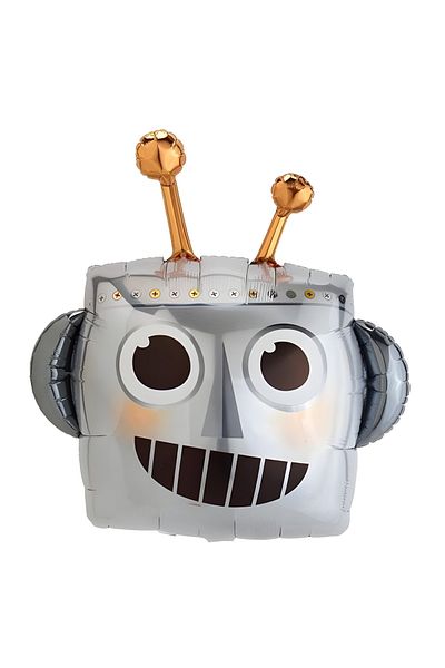 parti sürprizi Robo Form Foil Balloon 1 Piece