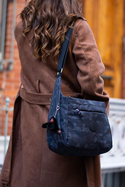 Bipanya Martinez Hafif, Su Geçirmez, Çok Gözlü Kadın Omuz Postacı Çantası BP-4848O