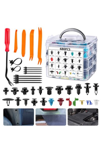 JFIND Disassembly Riveting Repair Accessories Set Boxed (680 Pieces)