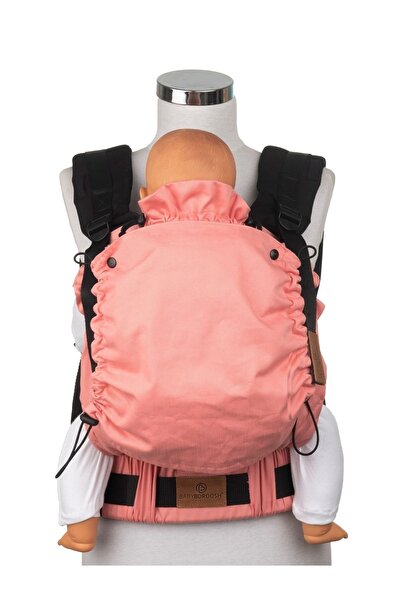 Boroosh Baby Bebekle Büyüyen %100 Pamuklu 0-4 Yaş Pembe New Age Ergonomik Bebek Kangurusu