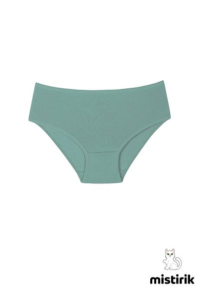 MİSTİRİK Model Taranto Slip Bumbac Rigate Flexibil Confortabil Chiloți Respirabili Culoare Verde Apă