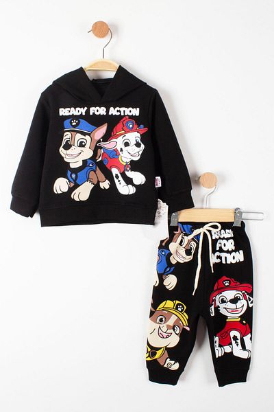 TRENDİMİZBİR (Murat Baby) Firefighter Dog Printed Suit Set