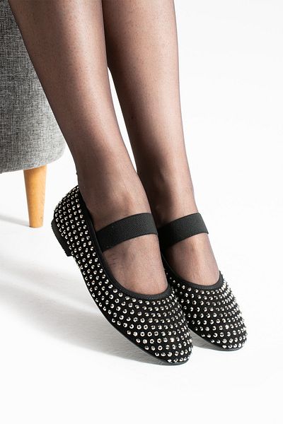 nurness Balerina Linta Stone Black pentru damă
