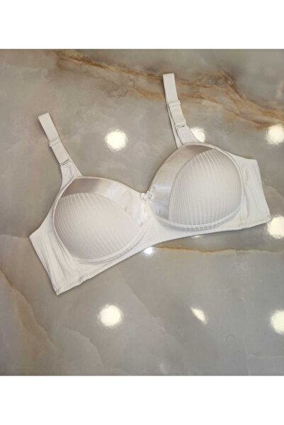 AVESŞENER Without Underwire Wire Free Unassisted Empty Bra Combed Cotton Stretchy Twill