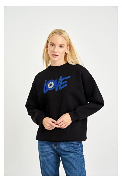 TIFFANY&TOMATO Love Baskılı Sweatshirt
