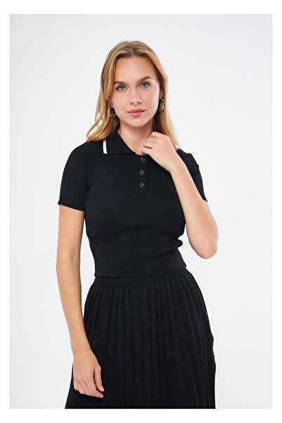 TIFFANY&TOMATO Kontrast Renk Detaylı Kazak