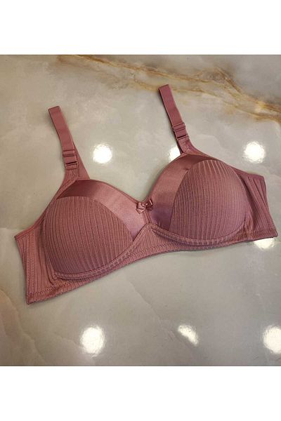 AVESŞENER Without Underwire Wire Free Unassisted Empty Bra Combed Cotton Stretchy Twill