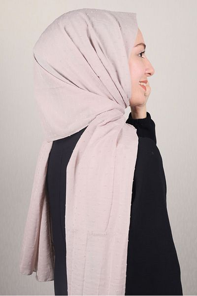 poloist Şal din şifon de culoare uni - Model-01 - Culoare-10