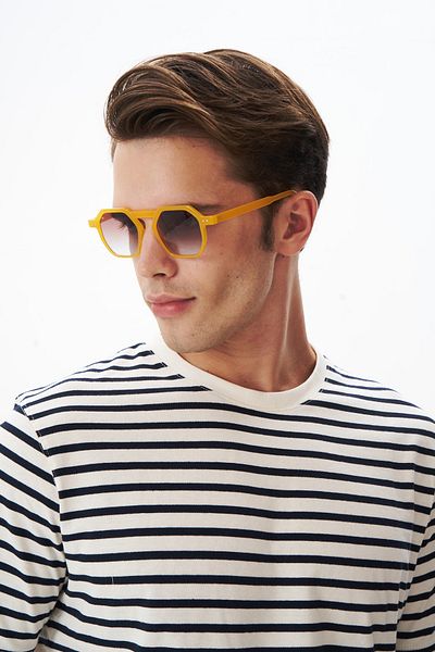 EYE OF HORUS EOH1142 C8 Yellow Unisex Sunglasses
