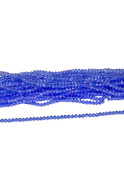 Serhat Aksesuar ve El İşçilik خرز زجاجي كريستالي 6 مم 1 سلسلة - (80-85 قطعة)