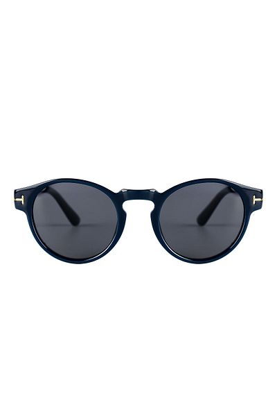 EYE OF HORUS Eoh1066 C8 Navy Blue Unisex Sunglasses