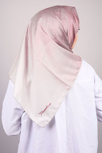PİRAMİT Φουλάρι από ρεγιόν με σχέδιο Pyramid Luxer - Pattern-36 - Color-09