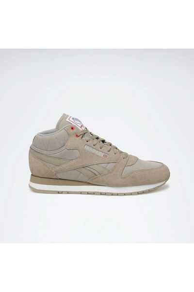 Reebok Ανδρικά Μπεζ Αθλητικά Παπούτσια - Classic Leather Mid, Goretex