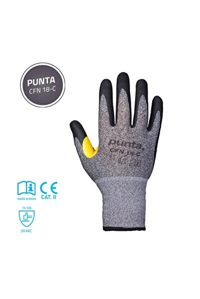 Punta Kesilmeye Dirençli Eldiven · (Köpük Nitril) |  Punta CFN 18-C