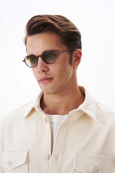 EYE OF HORUS EOH514 C10 Leopard Pattern Unisex Sunglasses