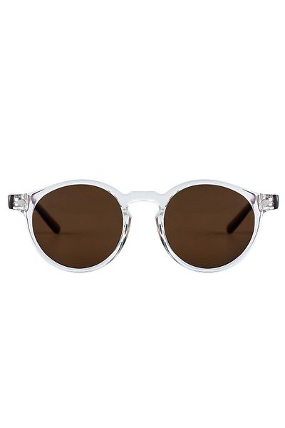 EYE OF HORUS Eoh1064 C55 Transparent Brown Unisex Sunglasses