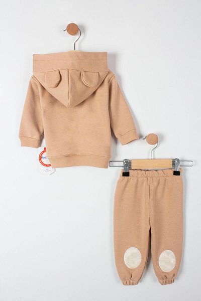 TRENDİMİZBİR Murat Baby - Hooded Suit Set with Six Patches