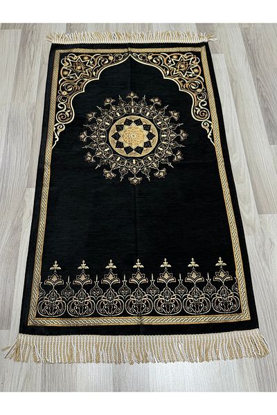 AYHANHOME Luxury Woven Twist Fringed Dowry Gift Prayer Rug