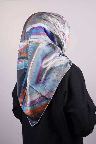 PİRAMİT Μοτίβο-27 Χρώμα-12 Πυραμίδα Luxer Rayon Φουλάρι