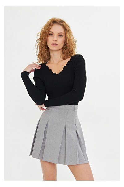 TIFFANY&TOMATO Merdiven Yaka Triko Kazak