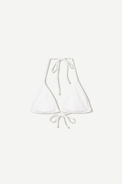 Bershka Ribbed bikini top