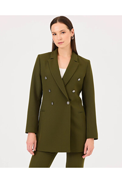 SEÇİL Fileto Cepli Klasik Blazer Ceket