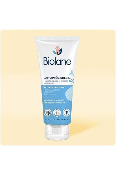 Biolane After-Sun Lotion For Babies & Young Children To Protect After Sun Exposure Skin | 100Ml