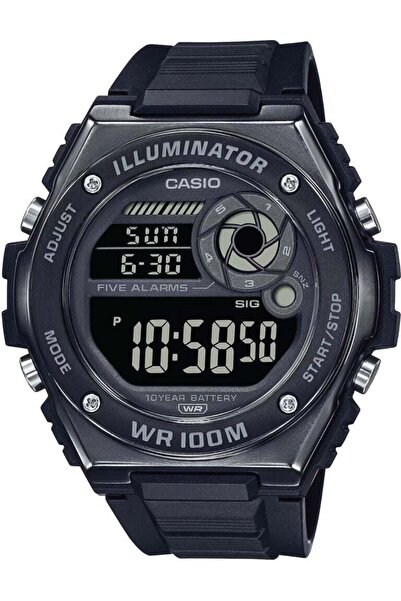Casio ساعة اليد الرقمية للرجال Mwd-100hb-1bvdf