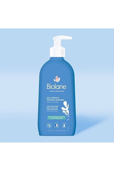 Biolane Biolane Dermo-Paediatrics Lipid-Enriched Body & Hair Cleansing Gel - 350Ml