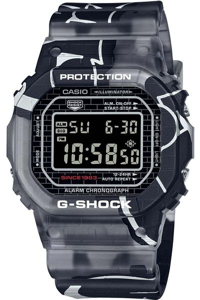 Casio ساعة G-Shock Graffiti Art Special Edition DW-5000SS-1DR