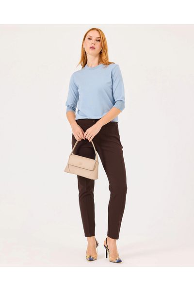 SEÇİL Seçil Brown Casual Trousers - 10002421010031