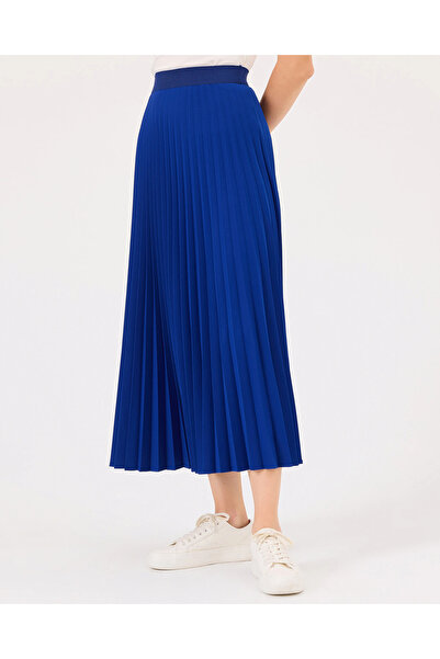 Genel Markalar Pliseli Elastik Bel Etek