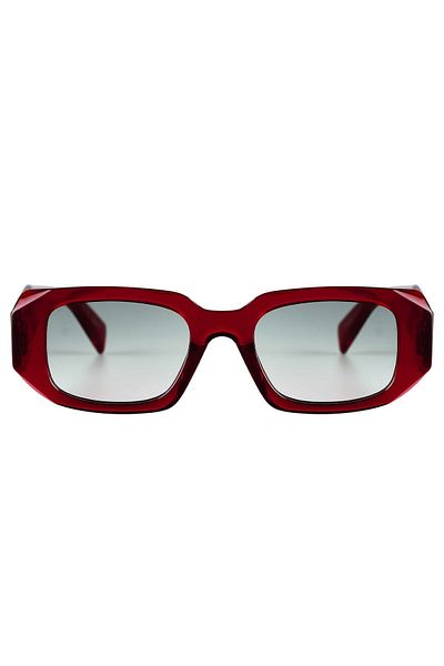 EYE OF HORUS Eoh500 C136 Claret Red Women's Sunglasses