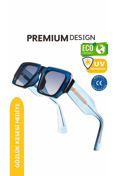 WATCHOFROYAL ROYAL EYEWEAR RE9888 - Blue Unisex SunGlasses