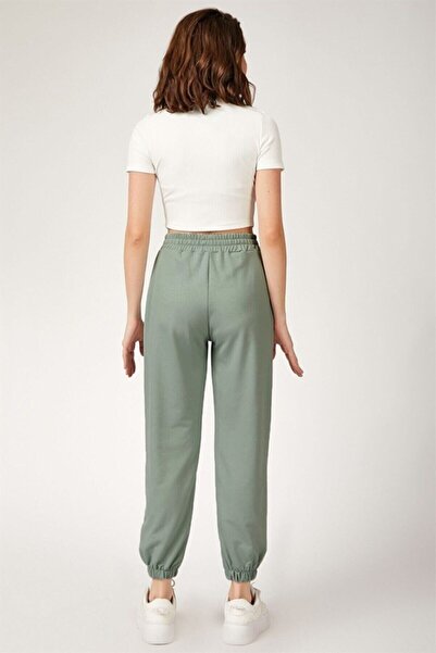 TRQOM Γυναικεία αθλητική φόρμα - Slim Fit, Elastic Mint