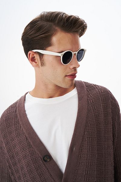 EYE OF HORUS Eoh1037 C190 White Unisex Sunglasses