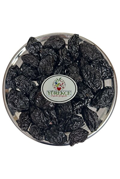 YÜREKÇE بذور البرقوق المجفف مع السكر - 200 جرام - حقيبة تخزين زيبلوك ذات مظهر الجرة