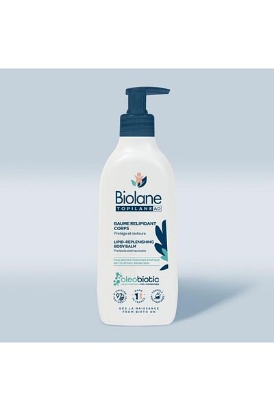 Biolane Topilane Ad Lipid-Replenishing Body Balm | For Protecting Baby's Skin | 350Ml