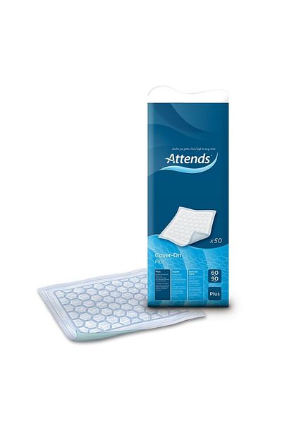 attends Cover Dri 60X90 Plus - Non-Slip Waterproof - 50 Pieces