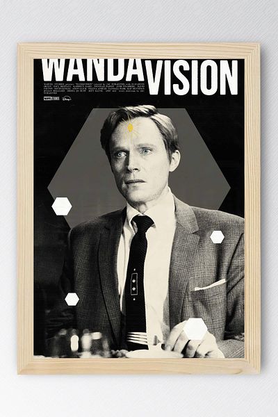 Saturn Wandavision Framed Painting - Marvel Movie Poster Painting