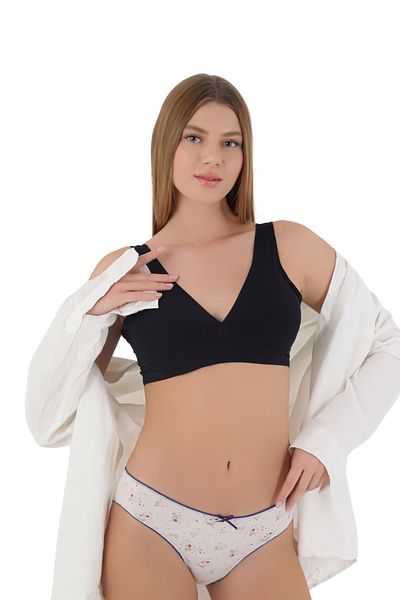 CNT Chiloți din bumbac cu model pentru femei, care oferă eleganță și confort împreună