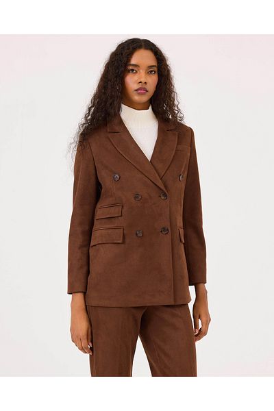 SEÇİL Suede Coffee Jacket - Seçil 1110044