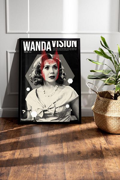 Saturn Pictură înrămată WandaVision - Pictură poster Marvel TV